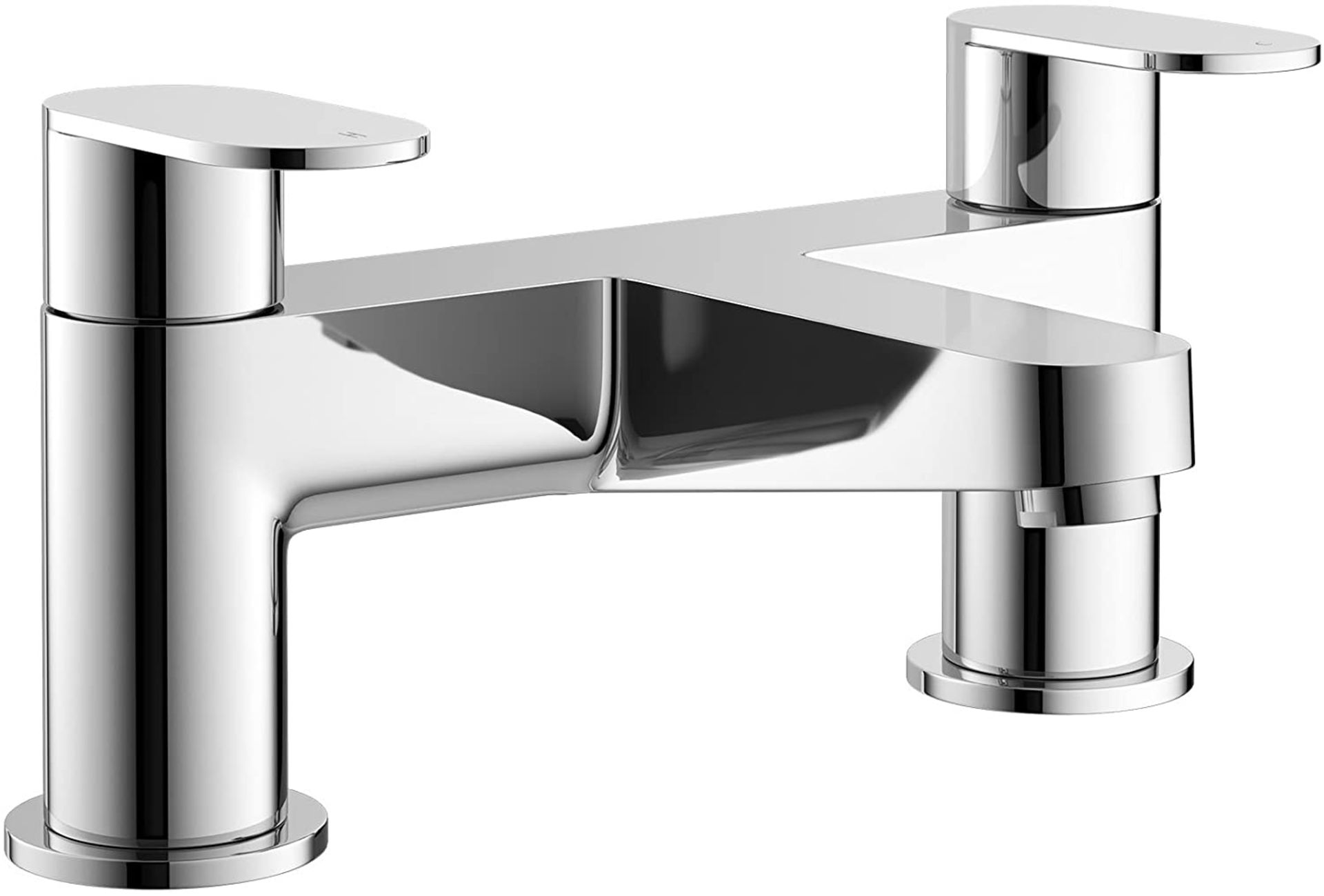 NEW (G85) Chrome Bath Filler Mixer Tap Monobloc Bathroom Lever Faucet. Chrome Plated Solid Bras... - Image 2 of 2