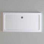 NEW 1600x800mm Rectangular Ultra Slim Stone Shower Tray. Low profile ultra slim design Gel coat...