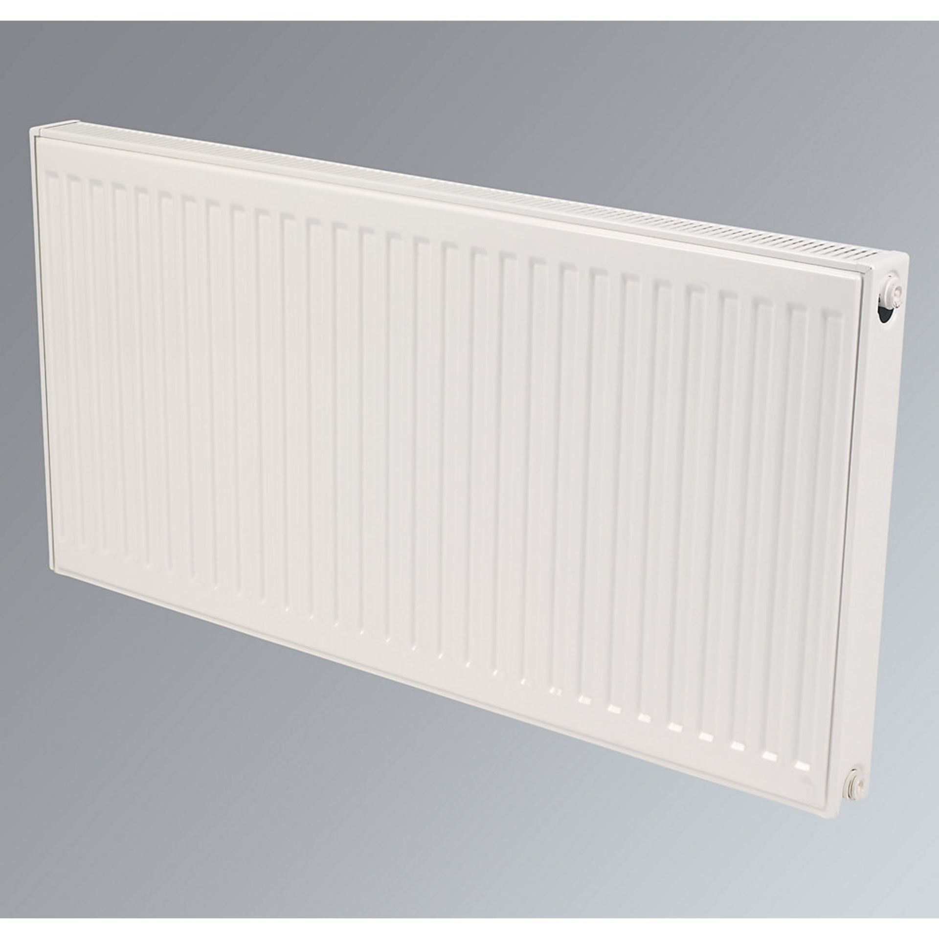 (H26) KUDOX PREMIUM TYPE 21 DOUBLE-PANEL PLUS SINGLE CONVECTOR RADIATOR 600 X 2000MM WHITE. Hig... - Image 4 of 4