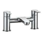 NEW (G164) Lecci Chrome-plated Bath Mono mixer Tap. This contemporary style chrome bath mixer f...