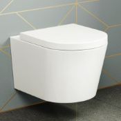 NEW & BOXED Lyon II Wall Hung Toilet inc Luxury Soft Close Seat.RRP £349.99 each. We lov...
