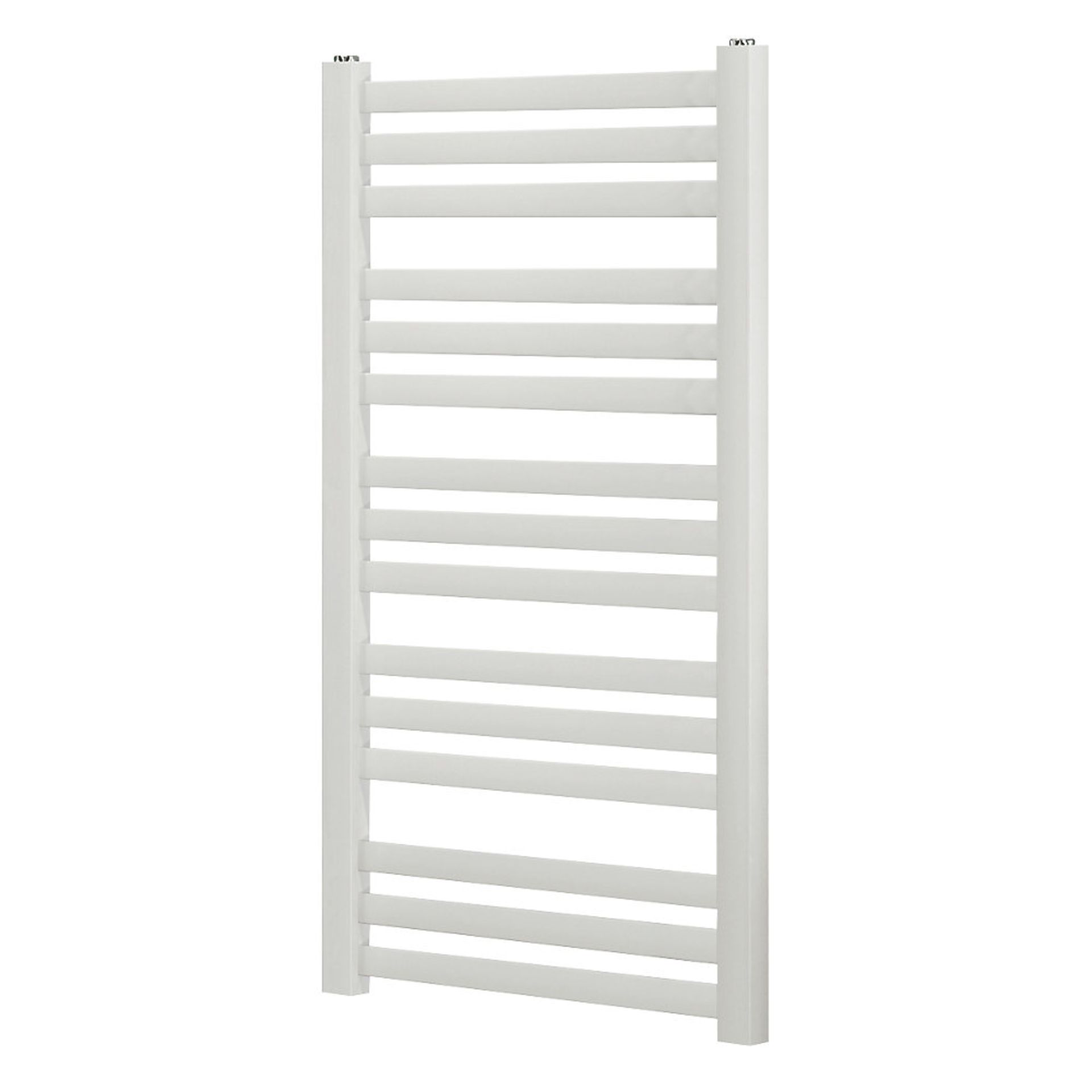 (H33) 900x450mm TOWEL RADIATOR 900 X 500MM WHITE. High quality powder-coated steel construction... - Image 3 of 4