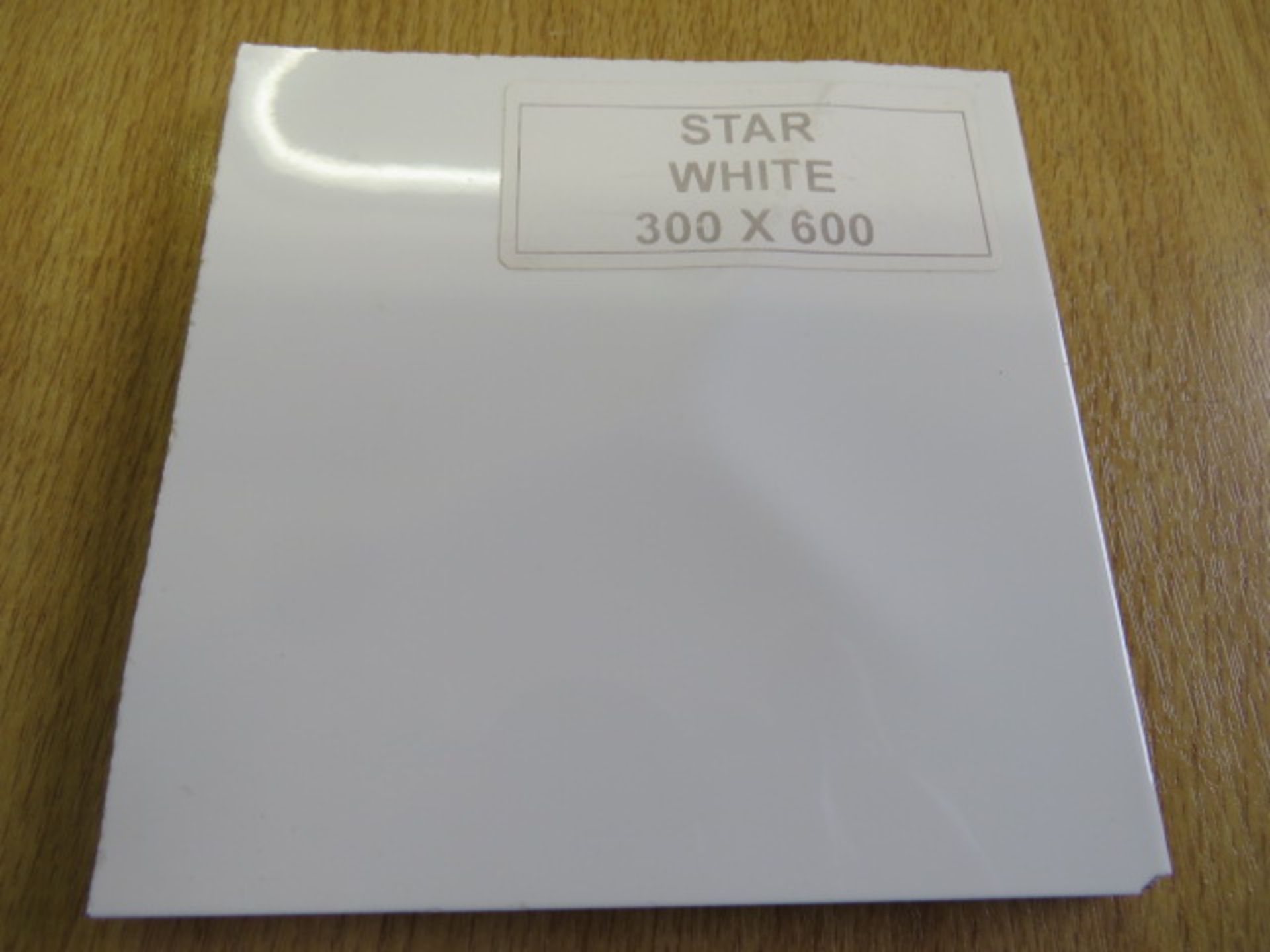 NEW 7.2 Square Meters of 3D White Star Effect Wall and Floor Tiles. 300x600mm per tile. 8mm T... - Image 2 of 5