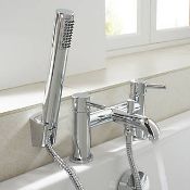NEW (AL86) Hoffell Chrome-plated Bath Shower mixer Tap. This contemporary style chrome Bath sho...