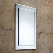 NEW & BOXED 500x700mm Bevel Mirror . Comes fully assembled for added convenience Versatile...