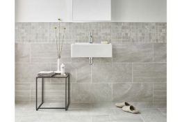 NEW 8.4 Meters Squared Bloomsbury Brook Edge Lapatto Rock Wall and Floor Tiles. 300x600mm per ...