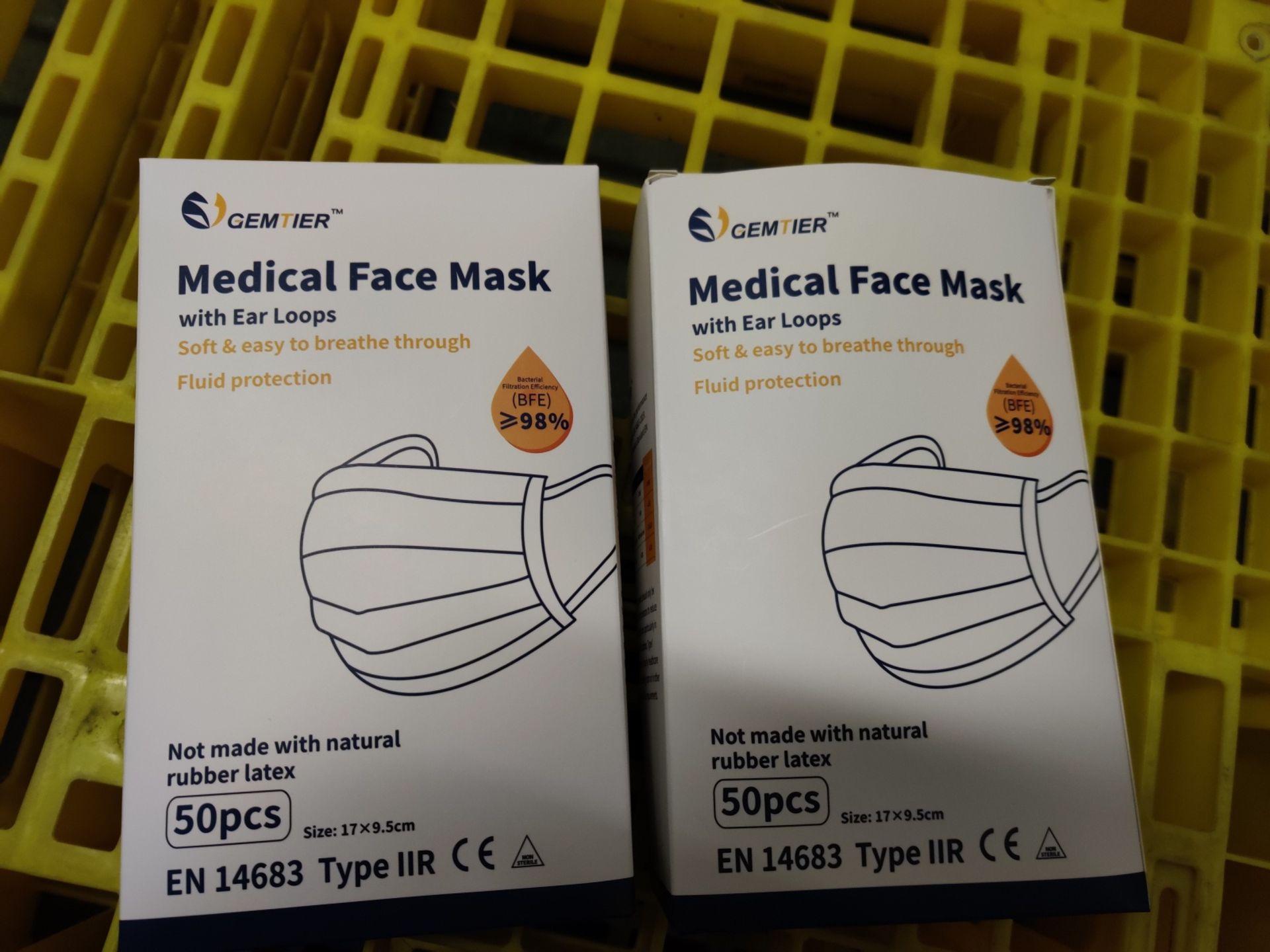 Type IIR Triple Layer Surgical Face Masks (2000pcs) UK delivery included - Image 5 of 8