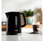 (MY16) 1.7L Black Kettle Quick boil time: 1.7L / 7 cups in under 4 minutes Easily remove the ...