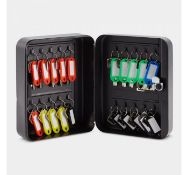 (MY42) 20 Key Cabinet Safe Store up to 20 keys on individual hooks, complete with keyring labe...