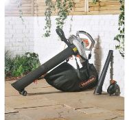 (MY44) 3000W 3-in-1 Leaf Blower Powerful 3000W motor blows, vacuums and mulches leaves into ma...