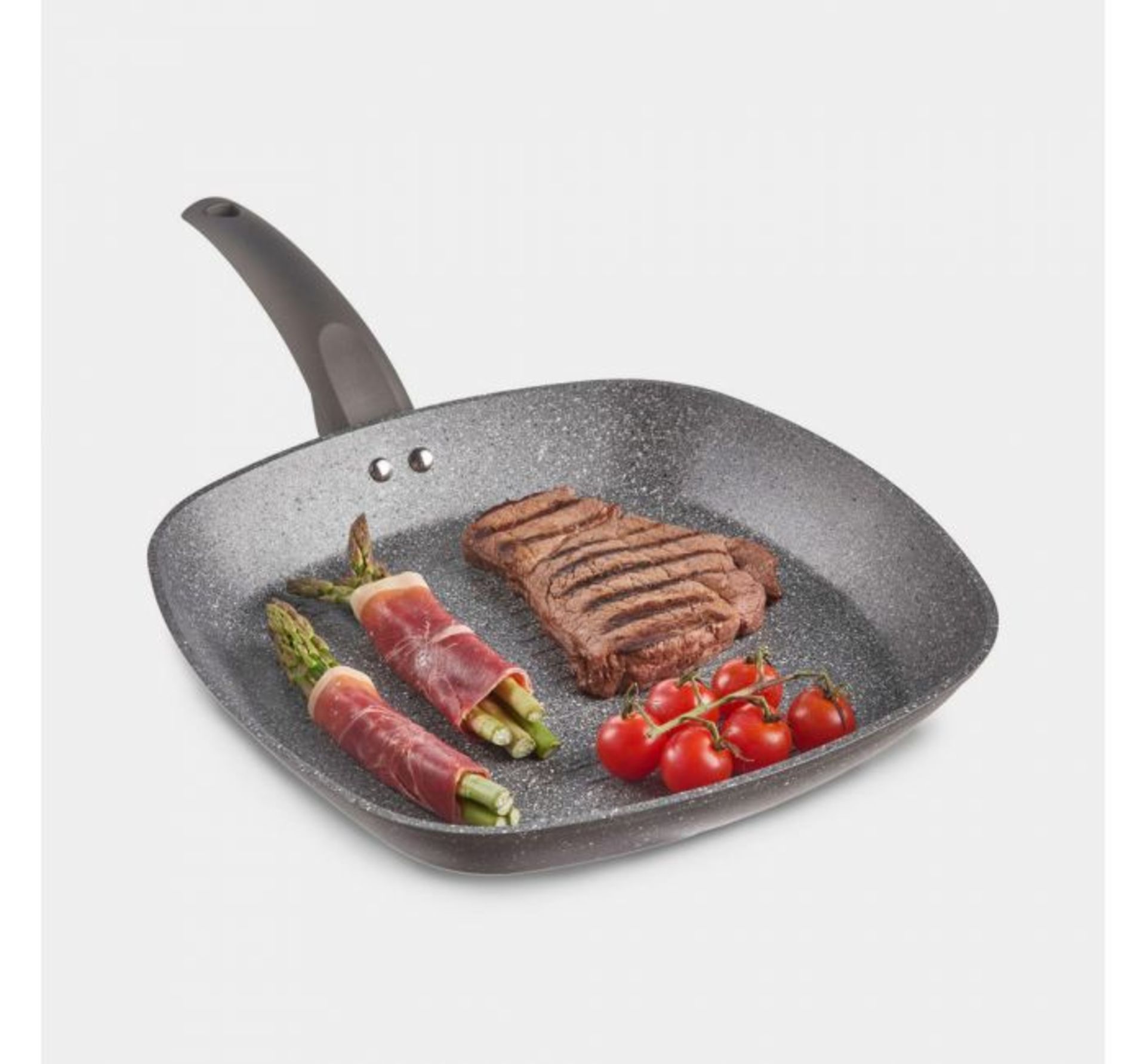 (MY20) 28cm Marble Griddle Pan Made from lightweight yet hardwearing 3.5mm aluminium Features... - Image 2 of 2