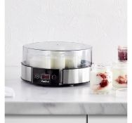 (MY43) Digital Yoghurt Maker & 7 Jars Simply add your ingredients and allow the processor to m...