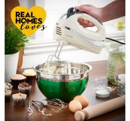 (MY41) 300W Cream Hand Mixer Powerful 300W Motor effortlessly whisks, mixes and kneads Includ...
