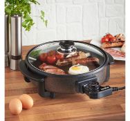 (OM15) 30cm Round Multi Cooker Convenient and easy to use cooker that frys, Sautés, Braises, ...