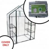 (SP473) Replacement Spare PVC Cover for 3-Tier Walk-in Garden Greenhouse The replacement gre...