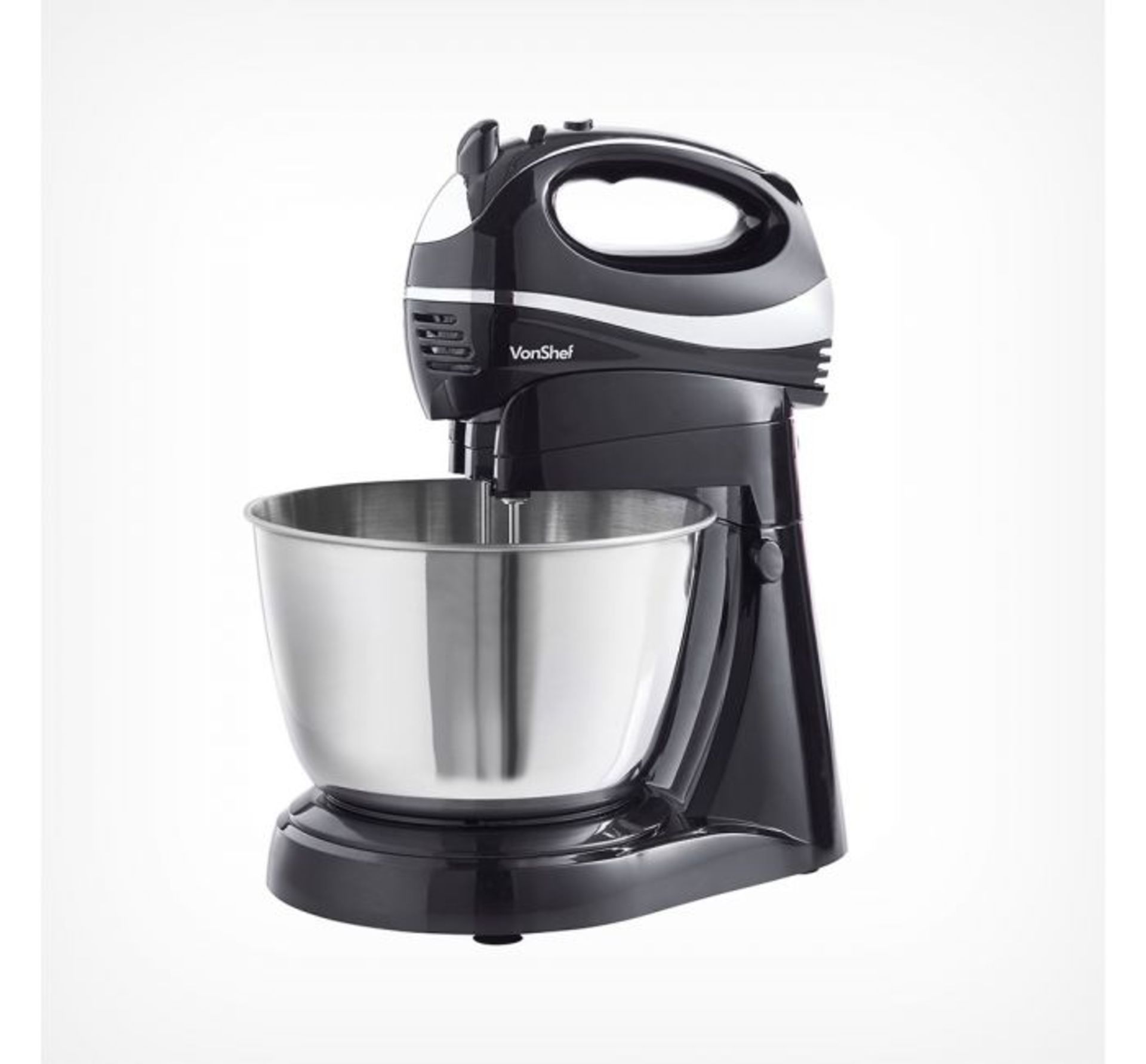 (MY10) Black Hand & Stand Mixer 2 in 1 stand mixer and hand mixer - compact, versatile and fun... - Image 2 of 2