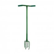 (SP472) Multi Prong Long Handle Hand Tiller Cultivator Garden Weeder The hand till is perfec...