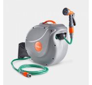 (OM41) 30m Garden Hose Reel Extra-long 30m hose stretches to suit small and large gardens. Smo...