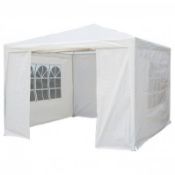 (SP465) 3m x 3m White Waterproof Garden Gazebo Marquee Awning Tent The 3m gazebo is ideal ...