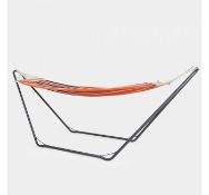 (MY97) 1 Person Hammock with Frame The canvas is made from 100% breathable soft cotton Strong...