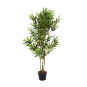 (EE512) Artificial Bamboo Tree Plant 120cm Indoor Outdoor Decoration Height: 120cm Gives the ...