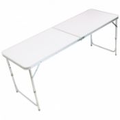 (PP511) 6ft Folding Outdoor Camping Kitchen Work Top Table The aluminium folding picnic tabl...