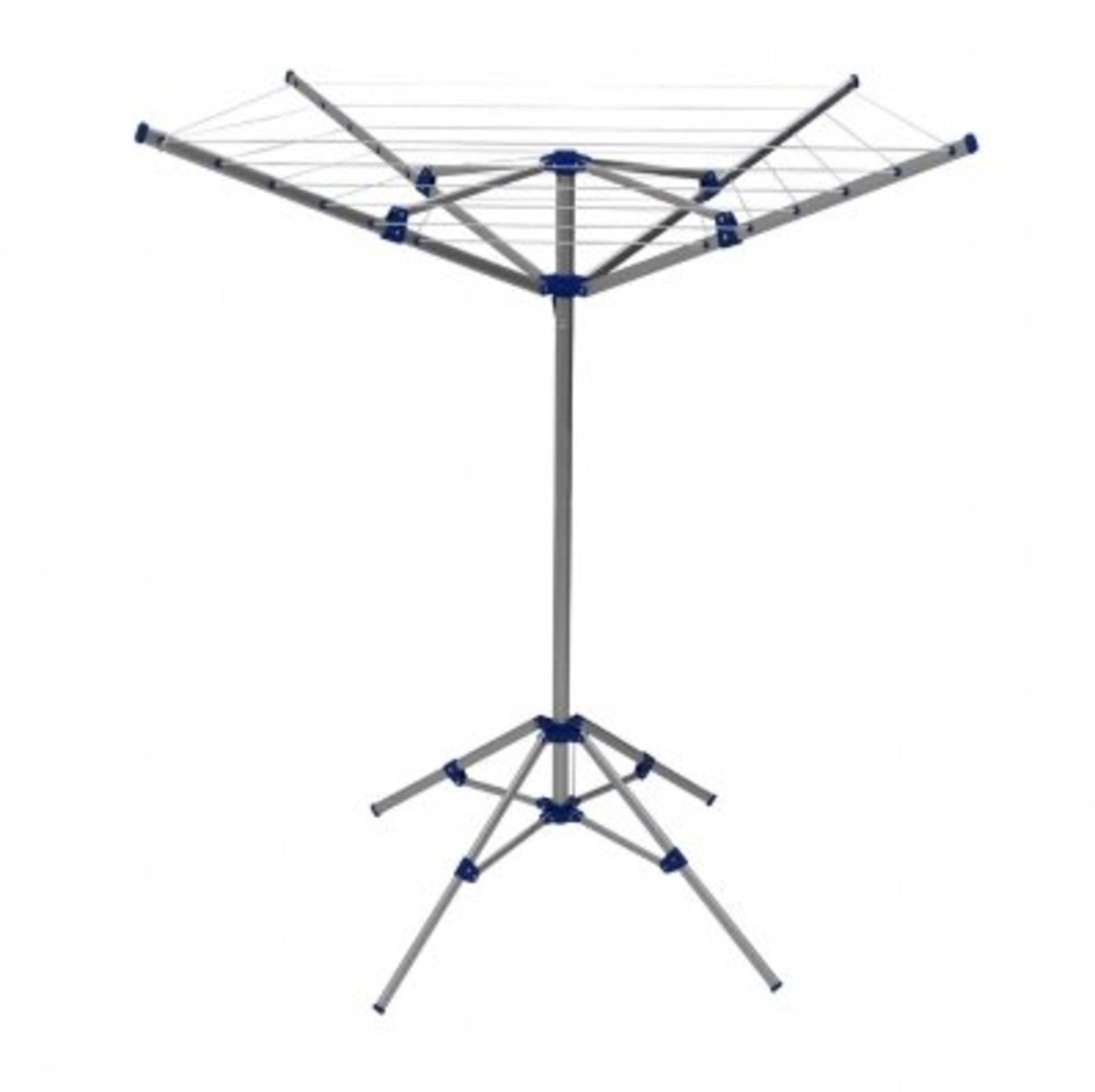 (PP5) 15m 4 Arm Lightweight Aluminium Rotary Airer Portable Washing Line Our Lightweigh...