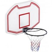 (PP52) Heavy Duty Wall Mounted Full Size Basketball Backboard Hoop Net The basketball net an...