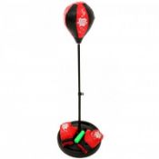 (PP12) Kids Freestanding Punching Bag Ball Boxing Set with Gloves The kids punching bag is...