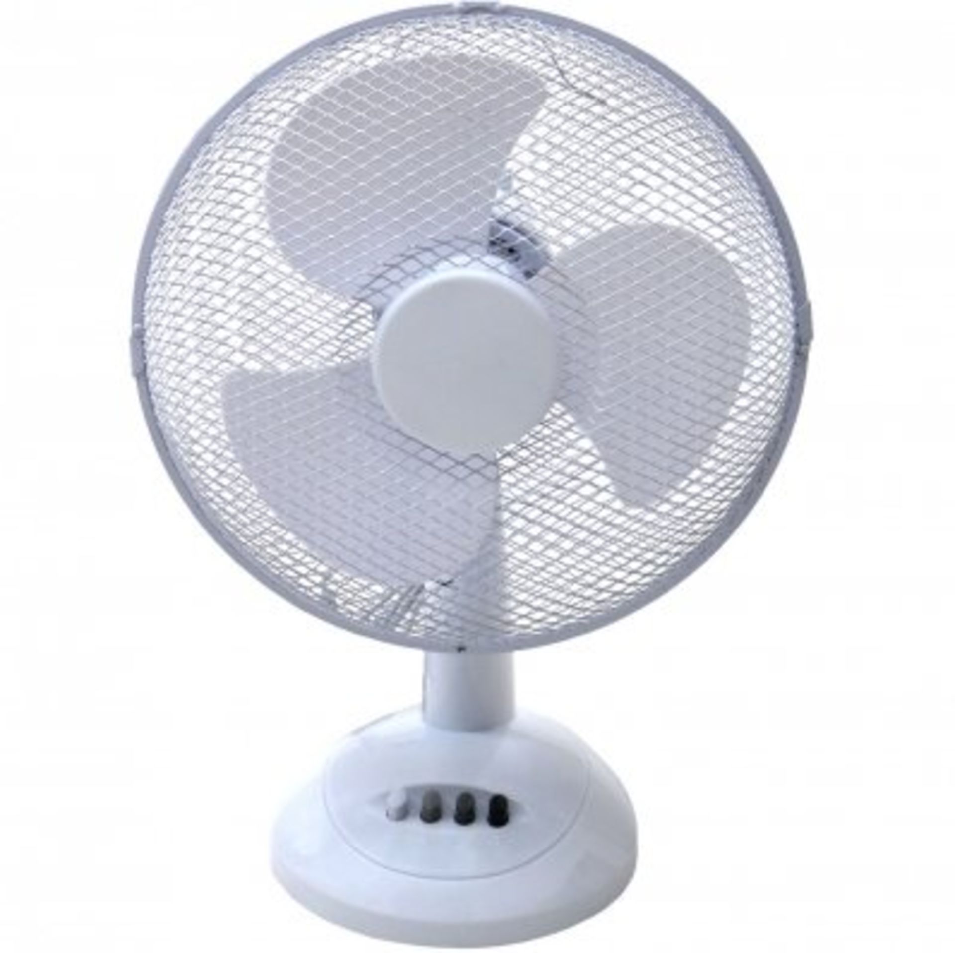 (PP8) 12" Oscillating White Desk Top Fan Stay cool this year with the 12" desk top fan....