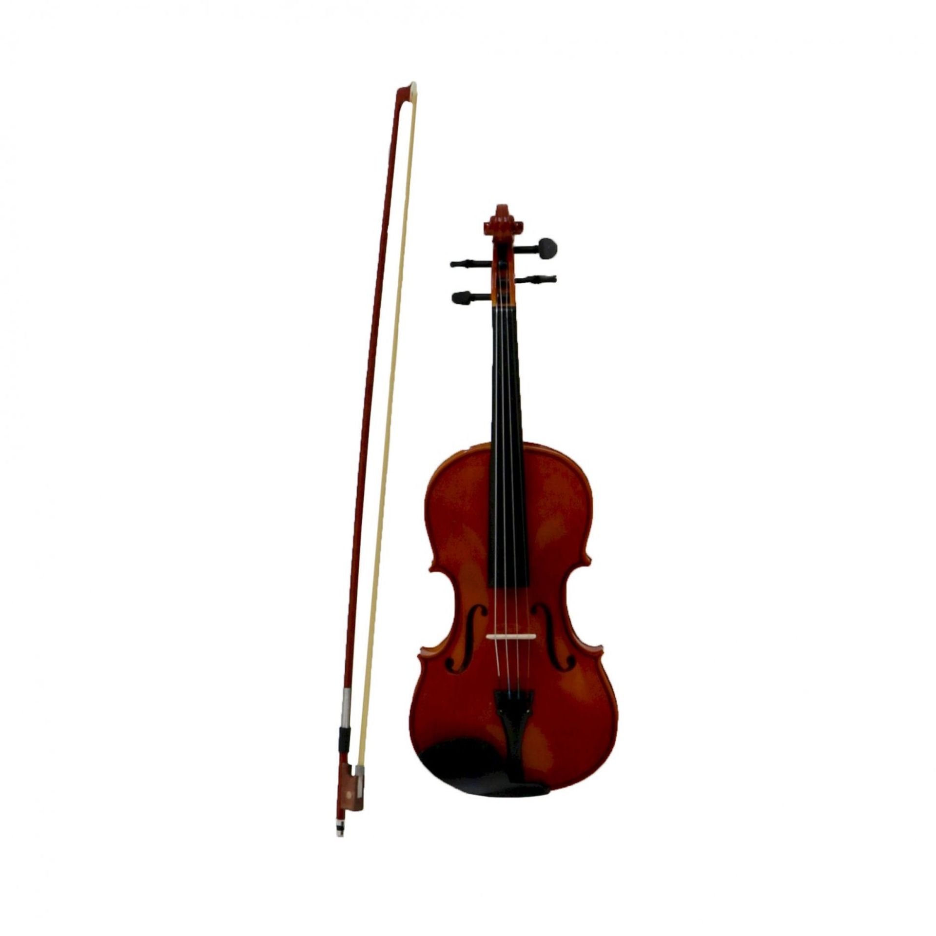 (PP24) Full Size 4/4 Acoustic Violin Set with Case, Bow & Rosin If you're learning to play v... - Image 2 of 2