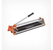 (GE37) Manual Tile Cutter 430mm Make precise diagonal and straight cuts into floor and wall ti...