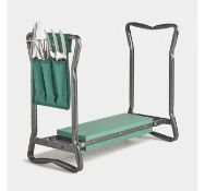 (DD87) Garden Kneeler & Tool Set Use as a kneeler to take the strain out of gardening, or flip...