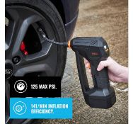 (JH9) 12V Tyre Inflator Cordless and portable, this Tyre Inflator is practical, fast and powe...
