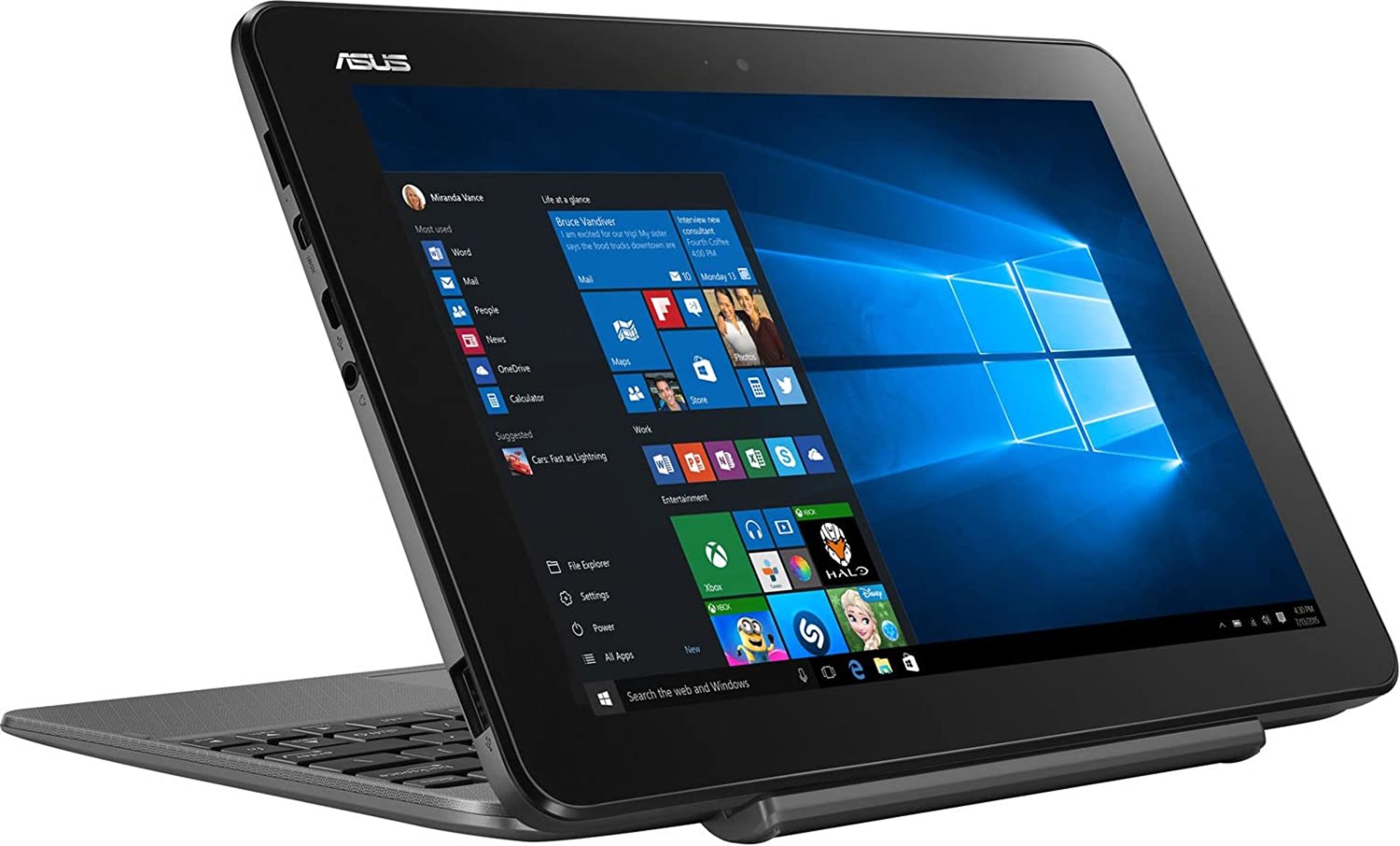 (5) 1 x Grade B - Asus Transformer Book T101HA (10.1 inch) Notebook PC Atom (Z8350) 2GB 32GB - Image 5 of 7