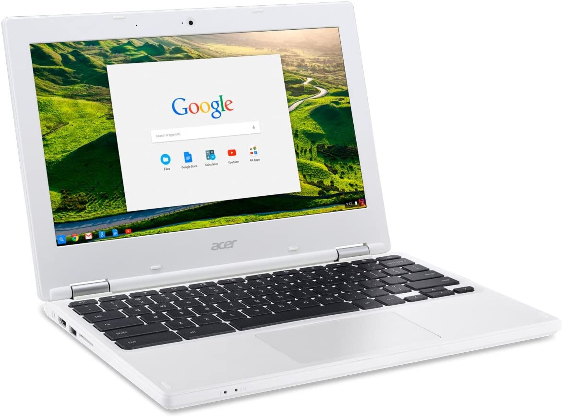 (M5) Acer Chromebook 11.6 inches Laptop CB3-131 Intel Celeron N2840 2 GB 16GB EMMC Chrome White... - Image 2 of 4