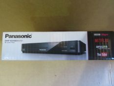 (34) 1 x Grade B - Panasonic DMP-BD84EB-K Smart Network 2D Blu-ray Disc/DVD Player - Black. Wit...