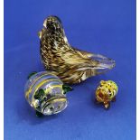 Group of vintage studio Murano Art Glass items.