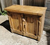 Rustiic Vintage Farmhouse cabinet sideboard dresser base.