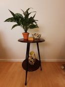 Edwardian Mahogany Tripod Side Table, posibly after a design by E W Godwin.