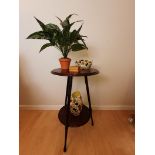 Edwardian Mahogany Tripod Side Table, posibly after a design by E W Godwin.