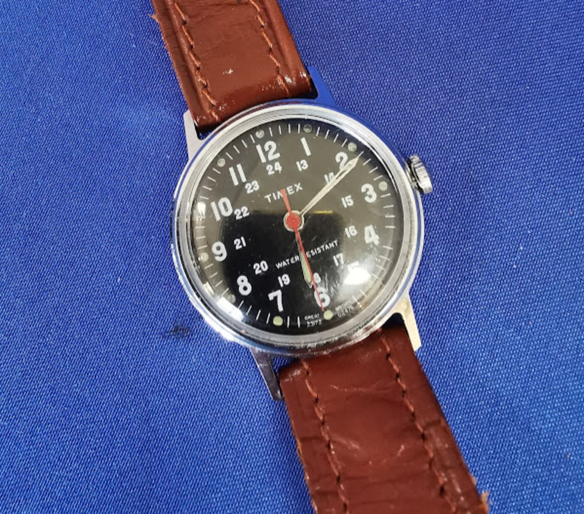 Vintage 1976 Timex Sprite Military Style Watch 23172 2476 - Image 2 of 4