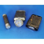 Group lot Antique Flashlight Vintage Old Battery Operated Tin Torches Ever Ready