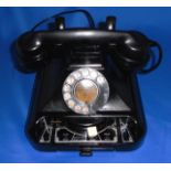 1930s GPO King Pyramid Switching  232 Series Bakelite Telephone With Intercom