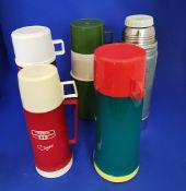Several Vintage Vaccuum Flasks
