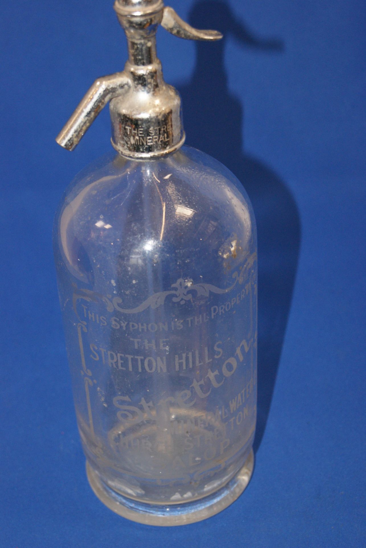 Vintage Soda Syphon Bottle British Syphon
