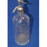 Vintage Soda Syphon Bottle British Syphon