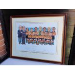 Wolverhampton Wanderers Football Club Limited Edition Signed Characature Picture