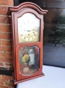 Vintage Mahogany Wall Clock