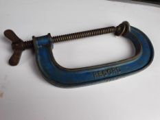 Blue Record No.6 G-Clamp